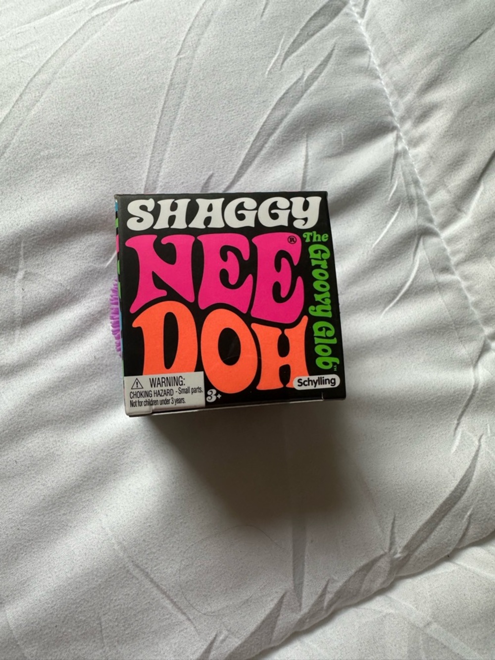 Shaggy NeeDoh The Groovy Blob Box - Black with Pink & Orange Graphics